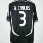 Real Madrid 2006/07 Retro Shirt Jersey Shirt Jersey A.CARLOS 3 Home New Soccer Shirt Jersey 06/07