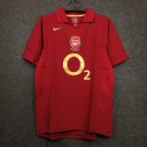 Arsenal 2005/06 Retro Shirt Jersey Shirt Jersey Home New Soccer Shirt Jersey 05/06
