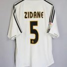 Real Madrid 03/04 Retro Jersey Jersey Zidane Away Soccer Jersey Real Madrid 2003/04