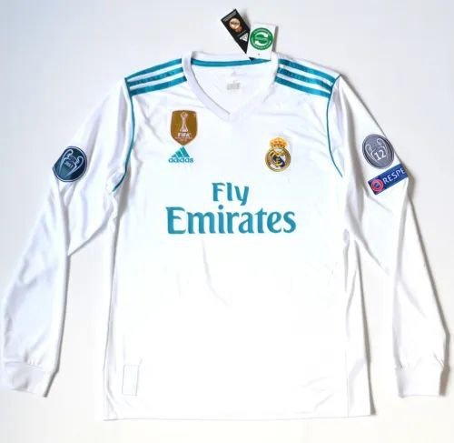 Real Madrid 2017 RONALDO 7 Retro Shirt Jersey Home New Soccer Shirt Jersey 17/18 Real Madrid