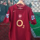 Arsenal 2005/06 HENRY 14 Retro Shirt Jersey Shirt Jersey Home New Soccer Shirt Jersey 05/06 Arsenal