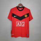Manchester United 09/10 Retro Shirt Jersey Shirt Jersey Home New Soccer Shirt Jersey 2009