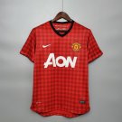 Manchester United 2012/13 Retro Shirt Jersey Shirt Jersey Home New Soccer Shirt Jersey M-U 12/13