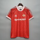 Manchester United 1990/92 Retro Shirt Jersey Shirt Jersey Home New Soccer Shirt Jersey M-U