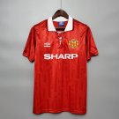 Manchester United 1992/94 Retro Shirt Jersey Shirt Jersey Home New Soccer Shirt Jersey M-U