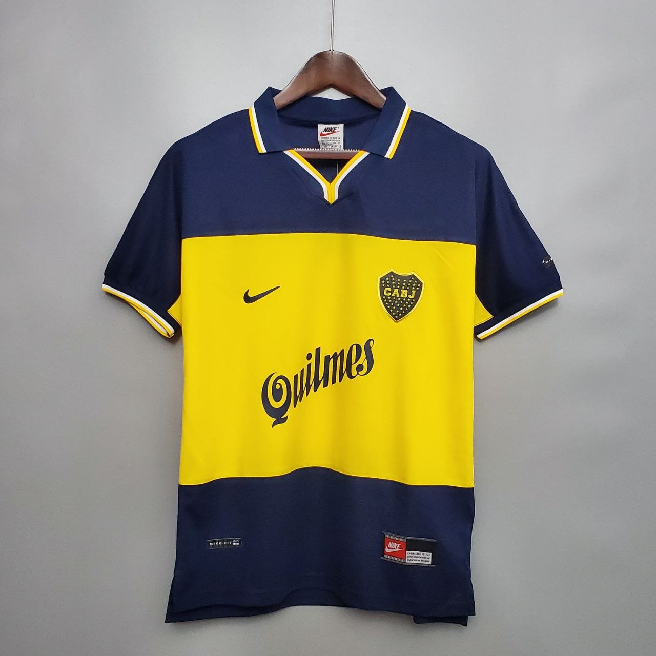 Boca Juniors 1999 Retro Jersey Jersey Home New Soccer Jersey Boca Juniors Retro Jersey