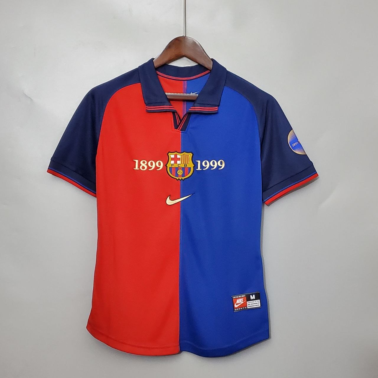 Barcelona Retro Shirt Jersey Shirt Jersey 100th Anniversary Soccer Shirt Jersey Barcelona