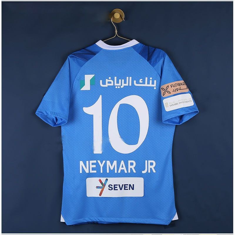 AL Hilal Shirt Jersey Neymar JR 23/24 Home Soccer Shirt Jersey