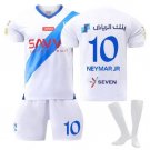 AL Hilal Shirt Jersey Kids 23/24 Away Neymar JR Soccer Shirt Kids Shirt Jersey AL Hilal