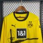 Dortmund Shirt Jersey 23/24 Home Long Sleeve Soccer Shirt Jersey