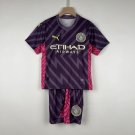 Manchester City 2023 2024 Shirt Jersey Kids Goalkeeper Soccer Shirt Kids Shirt Jersey