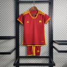 Roma 2023 2024 Shirt Jersey Kids Home children Soccer Shirt youth Shirt Jersey Kit