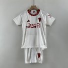Manchester United 2023 2024 Shirt Jersey Kids Away children Soccer Shirt youth Shirt Jersey Kit