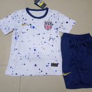 USA 2023 2024 Shirt Jersey Kids Home children Soccer Shirt youth Shirt Jersey Kit