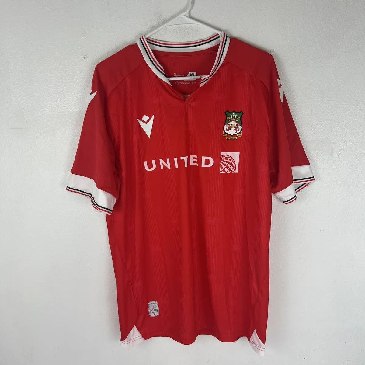 Wrexham 2023 2024 Jersey Home Men's Football Soccer Shirt Jersey 23/24