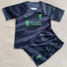 Juventus 2023 2024 Shirt Jersey Kids GoalKeeper children Soccer Shirt youth Shirt Jersey Kit