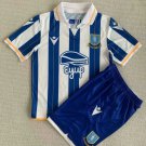 Sheffield Wednesday 2023 2024 Jersey Kids Home Children Soccer Shirt youth Jersey Kit 23/24