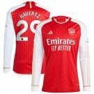 Arsenal 23/24 HAVERTZ 29 Shirt Jersey Home Football Soccer Shirt Shirt Jersey 23/24 Arsenal
