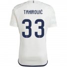 Ajax 23/24 TAHIROVIC 33 Shirt Jersey Away Football Soccer Shirt Shirt Jersey Ajax
