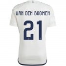 Ajax 23/24 VAN DEN BOOMEN 21 Shirt Jersey Away Football Soccer Shirt Shirt Jersey Ajax