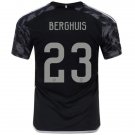 Ajax 23/24 BERGHUIS 23 Shirt Jersey Away Football Soccer Shirt Shirt Jersey Ajax