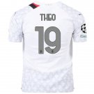 AC Milan 23/24 THEO 19 Shirt Jersey Away Football Shirt sleeves Shirt Jersey AC Milan
