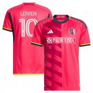 ST. LOUIS City 23/24 LOWEN 10 Shirt Jersey Home Men's Football Soccer Shirt Shirt Jersey 23/24