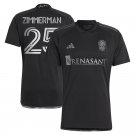 Nashville 23/24 ZIMMERMAN 25 Shirt Jersey Away Soccer Shirt Shirt Jersey Nashville 2023 2024