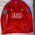 Manchester United 2007/08 Retro Jersey Ronaldo 7 Jersey Home Soccer Retro Jersey Jersey M-U
