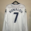 Manchester United 2008/09 Retro Shirt Jersey Ronaldo #7 Shirt Jersey Retro Shirt Jersey Long sleeve