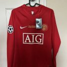 Ronaldo Manchester United 2008 Retro Jersey Jersey Home Soccer Retro Jersey Jersey M-U