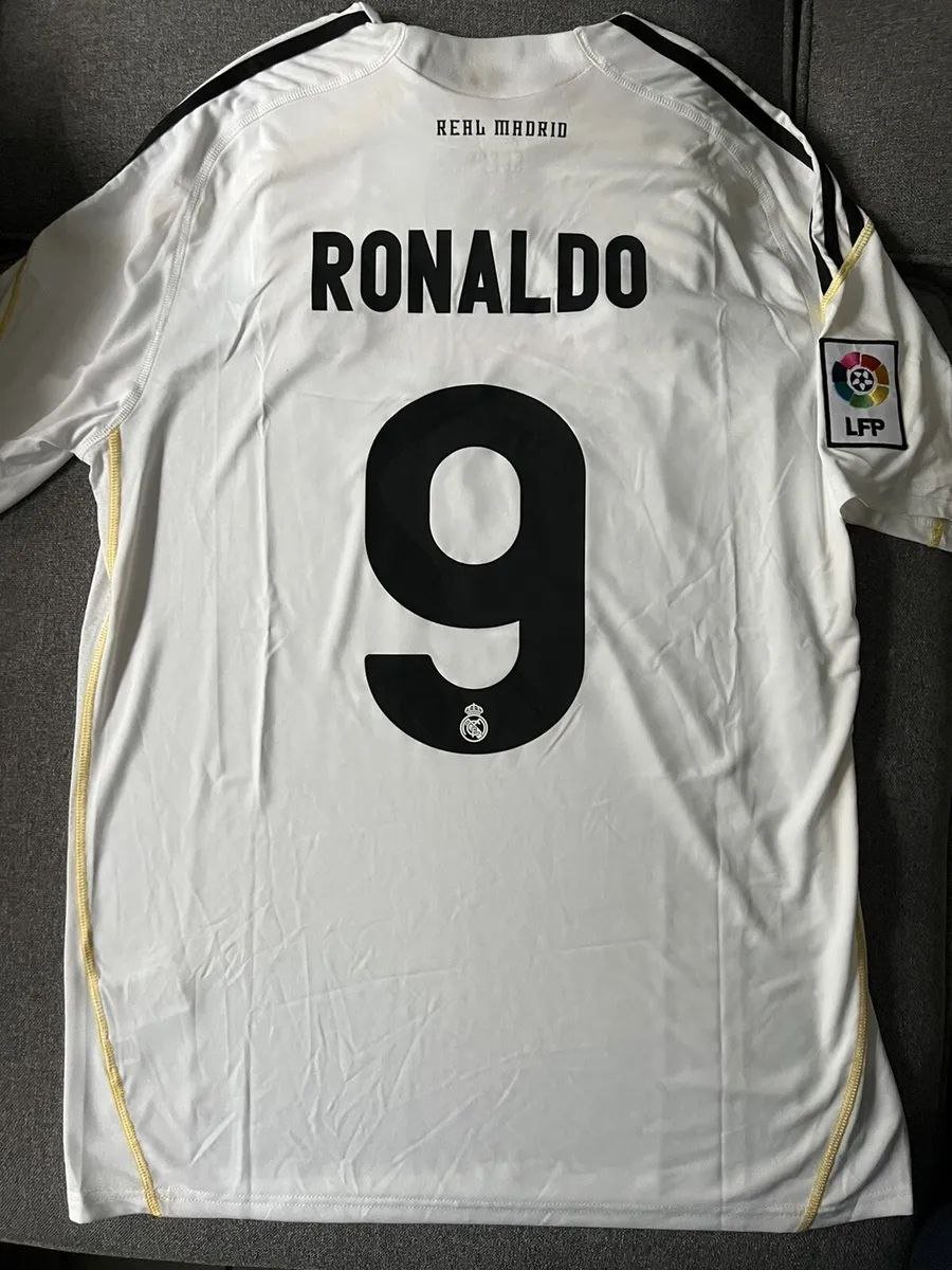 Real Madrid 2009 2010 RONALDO 9 Retro Jersey Jersey Away Soccer Retro Jersey Jersey Retro Jersey
