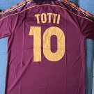 ROMA 98/99 TOTTI 10 Retro Jersey Jersey Home Soccer Retro Jersey Jersey Roma Retro Jersey