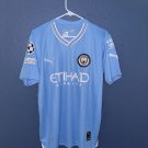 Manchester City 23/24 DEBRUYNE 17 Shirt Jersey Home Soccer Shirt Jersey 2023 2024