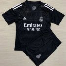 Real Madrid 23/24 Jersey Kids Goalkeeper Children Soccer Shirt youth Jersey Kit Real Madrid