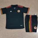 Roma 23/24 Shirt Jersey Away Kids Children Soccer Shirt youth Shirt Jersey Kit Roma