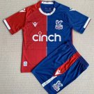 Crystal Palace 23/24 Jersey Anime Kids Children Soccer Shirt youth Jersey Kit Crystal Palace