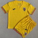 Romania 23/24 Shirt Jersey Home Kids Children Soccer Shirt youth Shirt Jersey Kit Romania