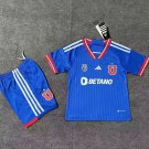 Universidad De Chile 23/24 Jersey Home Kids Children Soccer Shirt youth Jersey Kids Kit Universidad