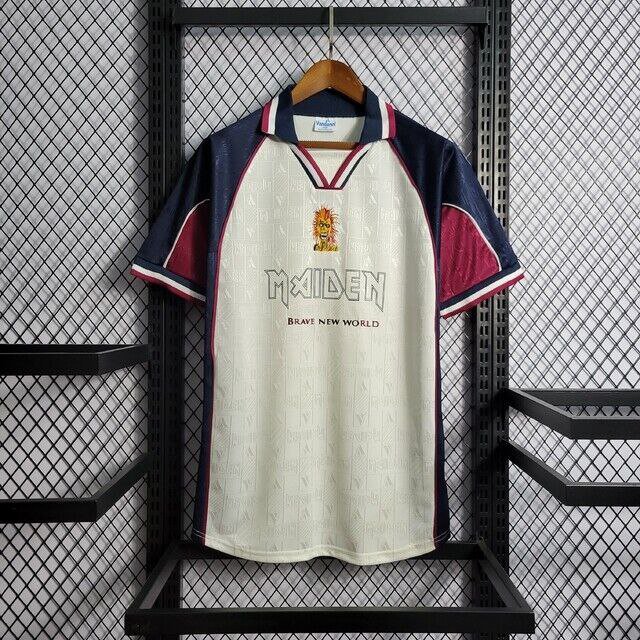 1999 West Ham x Iron Maiden Retro Shirt Jersey Shirt Jersey Soccer Retro Shirt Jersey Shirt Jersey