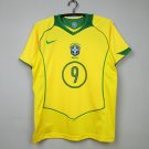 9 Ronaldo Brazil 2004 Retro Jersey Jersey Home Soccer Retro Jersey Jersey Basil