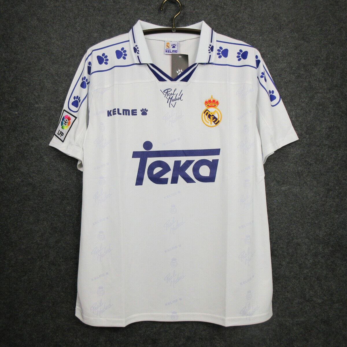 MAILLOT DE FOOTBALL DOMICILE REAL MADRID 1994/1996 KELME TAILLE L