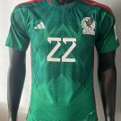 Lozano Mexico 2022 Shirt Jersey Home Soccer Shirt Jersey