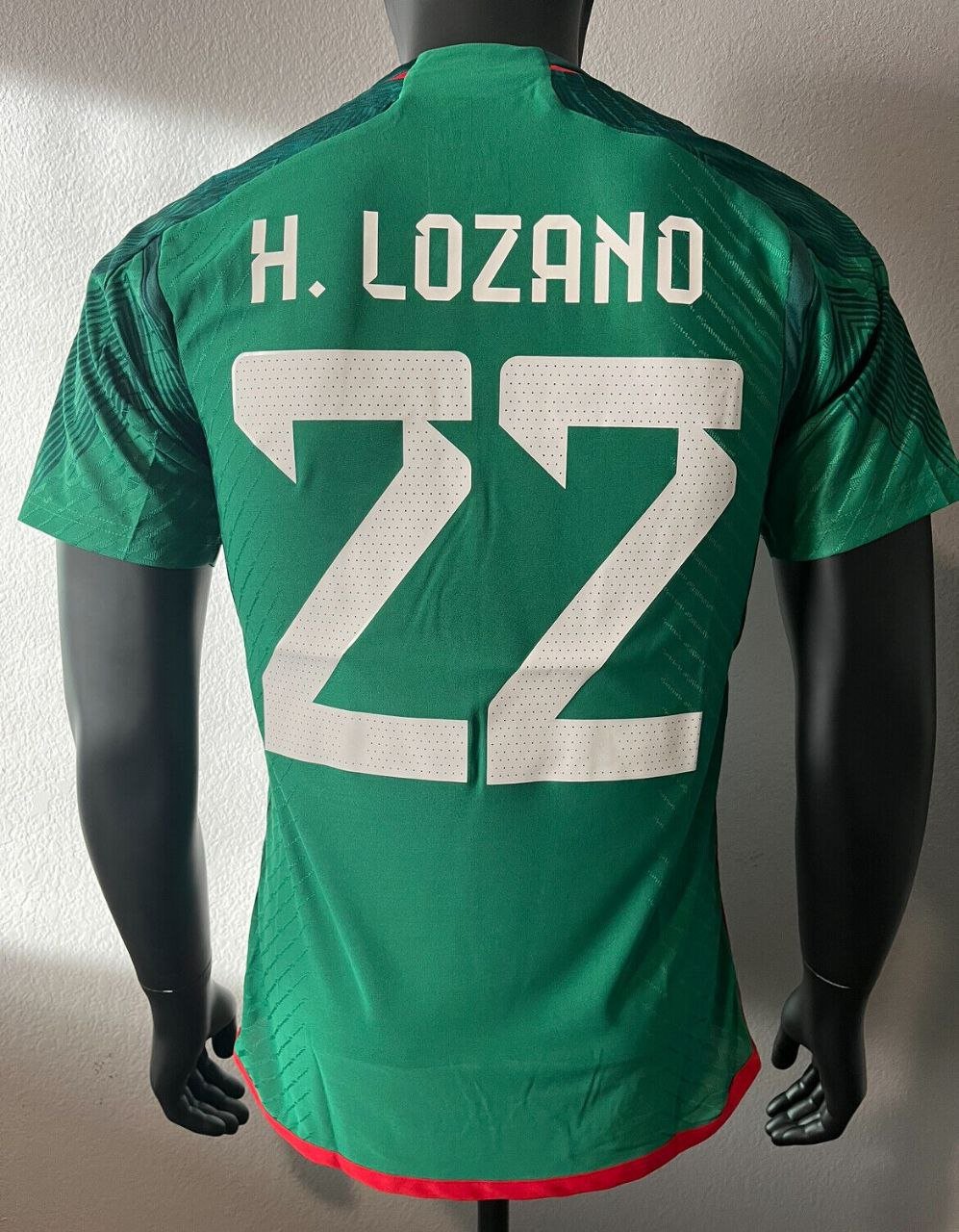 Lozano Mexico 2022 Jersey Home Soccer Jersey