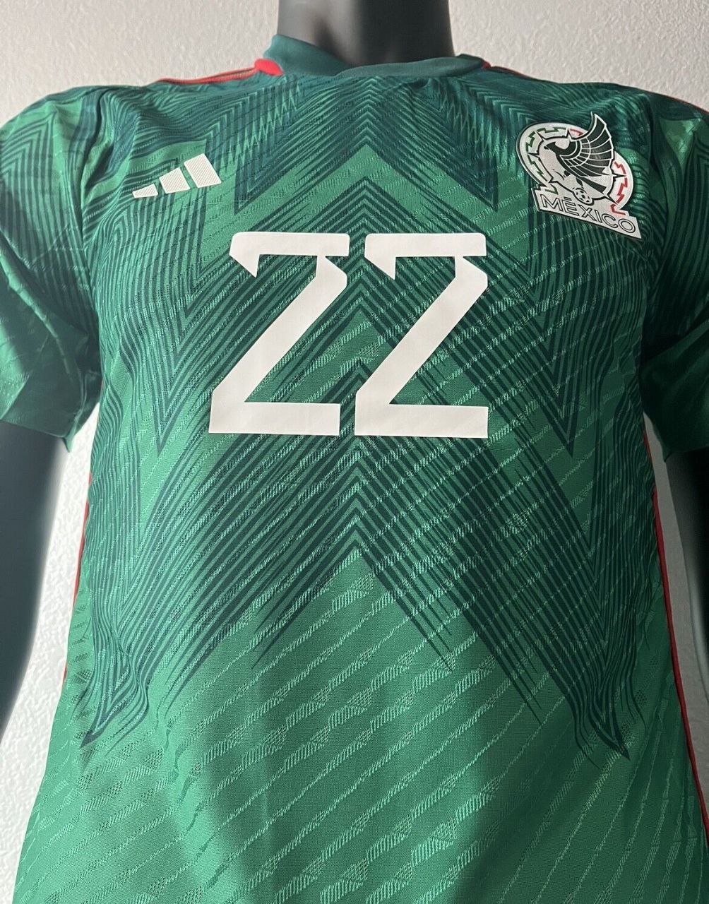 Lozano Mexico 2022 Jersey Home Soccer Jersey