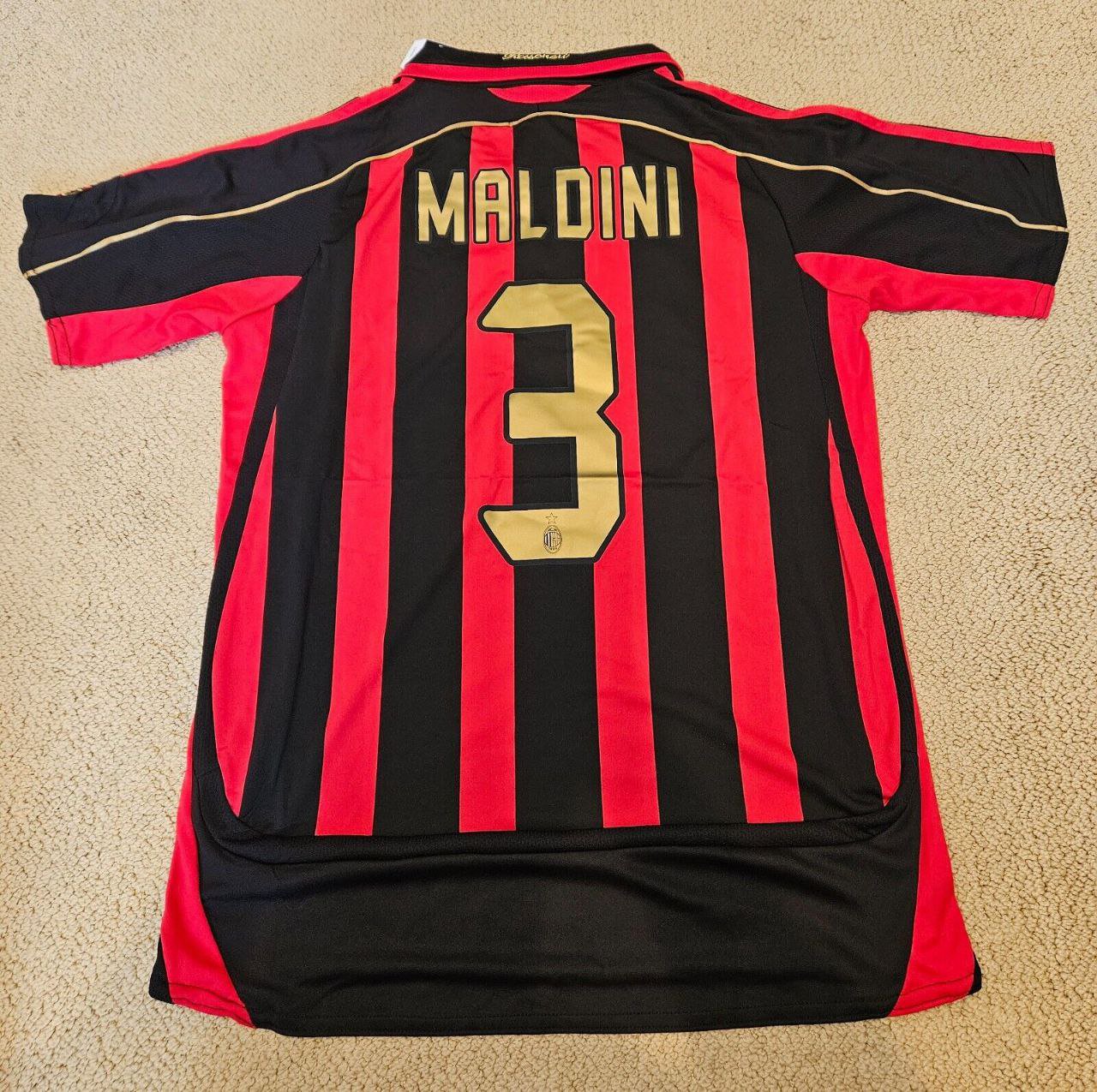 Maldini 3 Short Sleeve Jersey,ac Milan Champions League