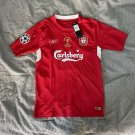 Garrard Liverpool 2005 Retro Shirt Jersey Shirt Jersey Home Soccer Retro Shirt Jersey Shirt Jersey