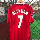 Beckham Manchester United 1999/2000 Retro Jersey Jersey Home Soccer Retro Jersey Jersey Mun