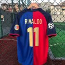 Rivaldo Barcelona 1999/2000 Retro Jersey Jersey Home Soccer Retro Jersey Jersey