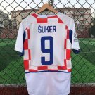 Croatia 2002 Retro Shirt Jersey Suker 9 Shirt Jersey Soccer Retro Shirt Jersey Shirt Jersey